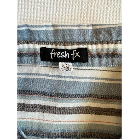 Fresh FX Ladies Large Striped Shirt - Picture 6 of 6
